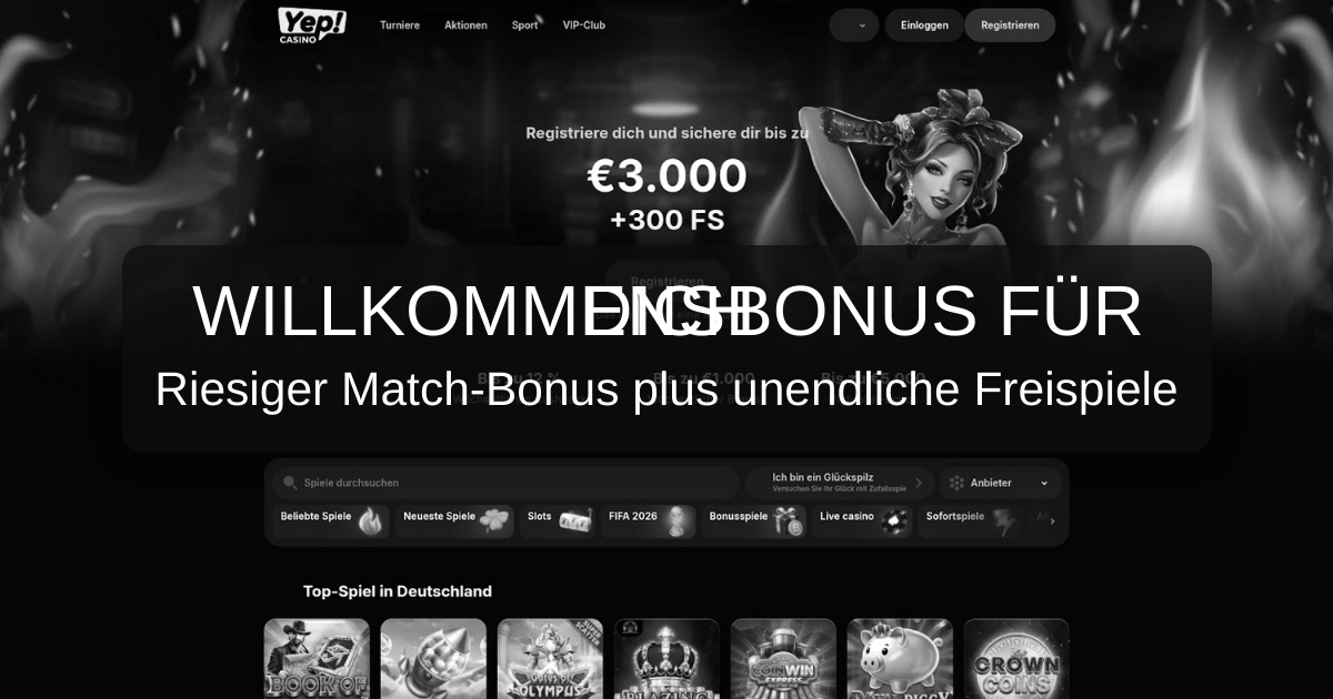 Yep Casino: Die beste Wahl für Spieler in Deutschland!